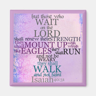 Imán Espera en el señor Scripture (40:31 de Isaías)