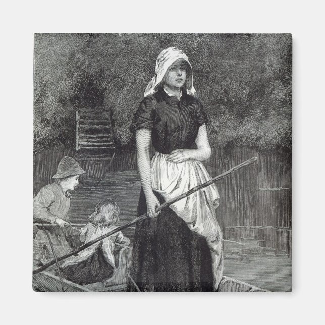 Imán Esperando a padre, desde la 'Hora de descanso', 18 (Frente)