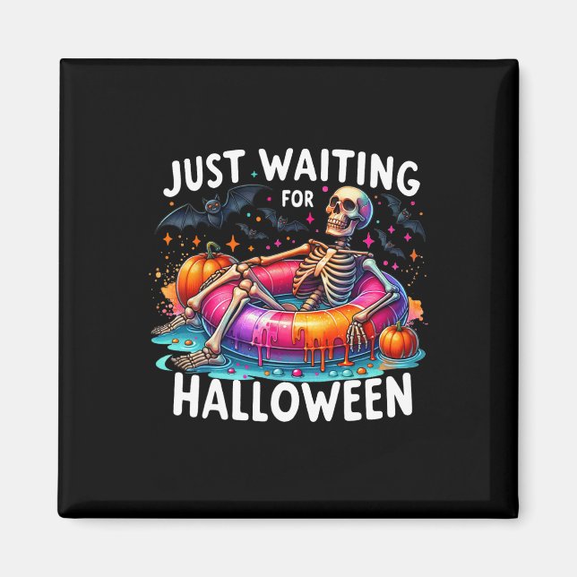 Imán Esperando Halloween 1 (Frente)