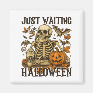 Imán Esperando la temporada de escrúpulos de Halloween