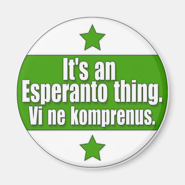 Imán Esperanto (Frente)