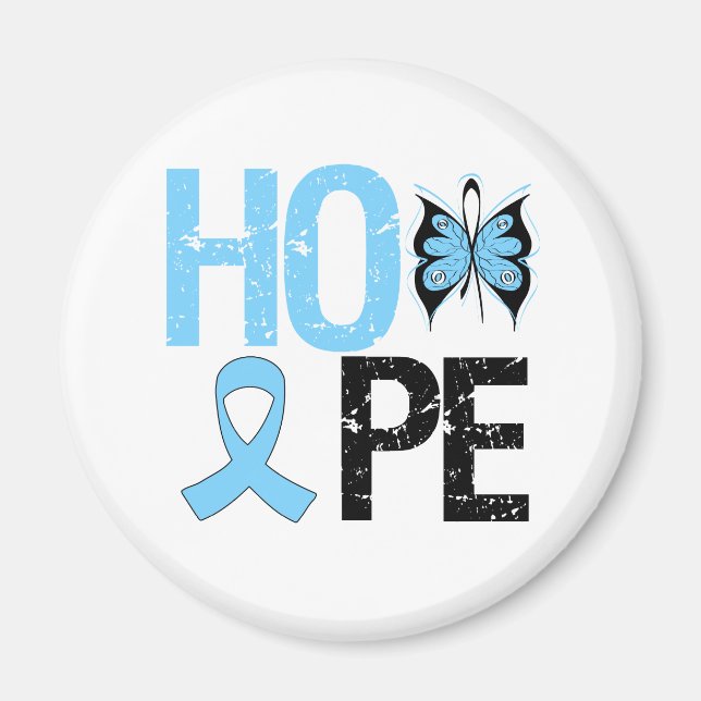 Imán Esperanza de sensibilización sobre el cáncer de pr (Frente)