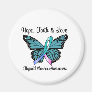 Imán Esperanza del cáncer tiroideo mariposa