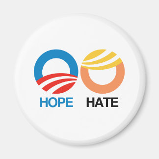 Imán ESPERANZA (Obama) vs. ODIO (Trump)