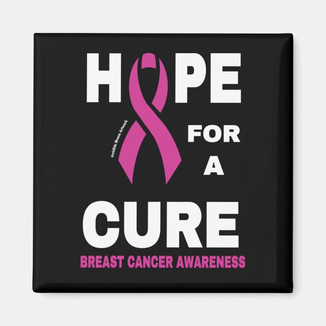 Imán Esperanza para una cura... el cáncer de mama (Frente)