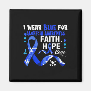 Imán Espero Que Me Encanta Azul Por La Conciencia De La