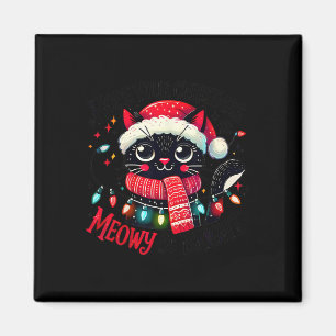 Imán Espero Que Tus Navidades Sean Meowy Y Brillante Fu