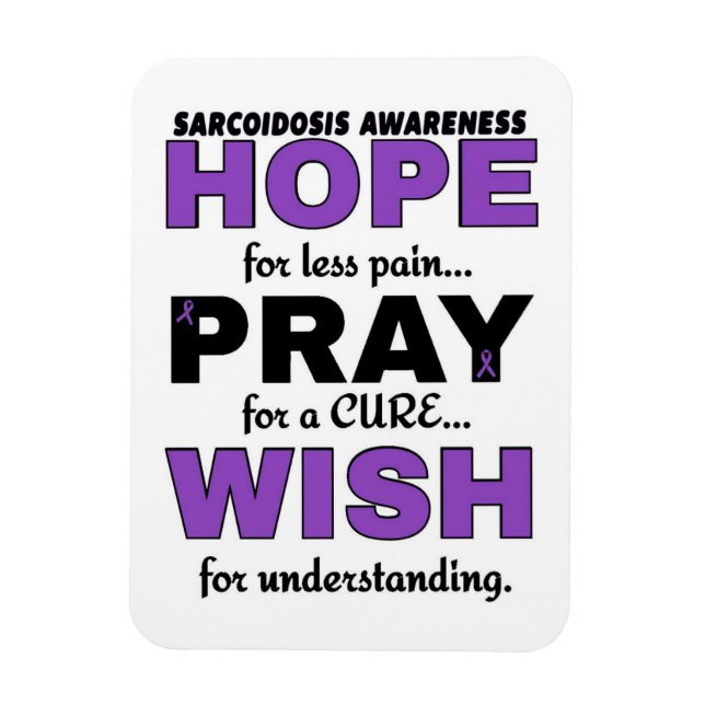 Imán Espero Rezar Deseo... Sarcoidosis. (Vertical)
