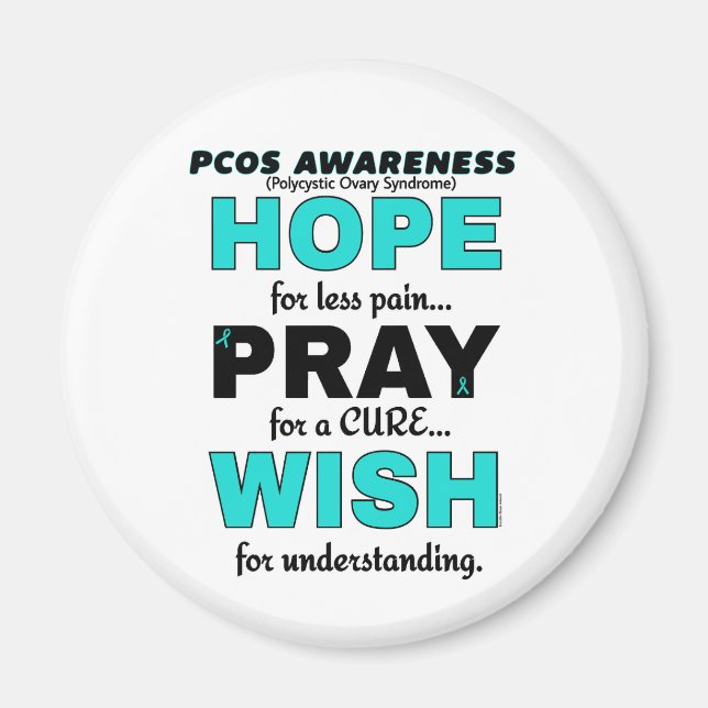 Imán Espero Rezar el Deseo...PCOS (Frente)