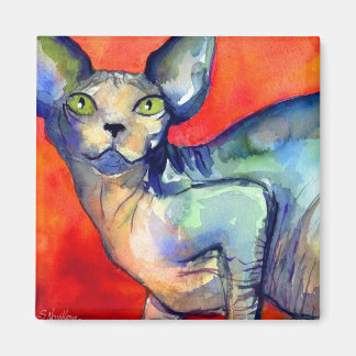 Imán Esphinx sphynx cat #6 pintura
