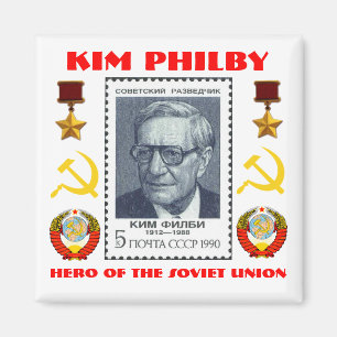 Imán Espía británico Kim Philby, héroe de la Unión
