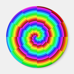Imán Espiral arcoiris de Kenneth Yoncich