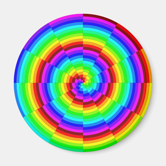 Imán Espiral arcoiris de Kenneth Yoncich (Frente)