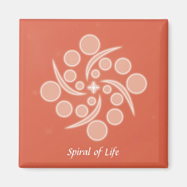Imán Espiral de vida (Frente)
