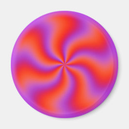 Imán Espiral Hipnótica Ilusión Óptica Divertido Neón
