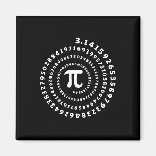 Imán Espiral Pi Shirt Day Math Lover