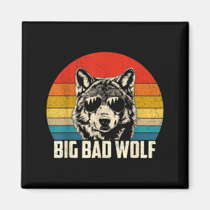 Imán espíritu de lobo lobo grande y malo manada de lobo