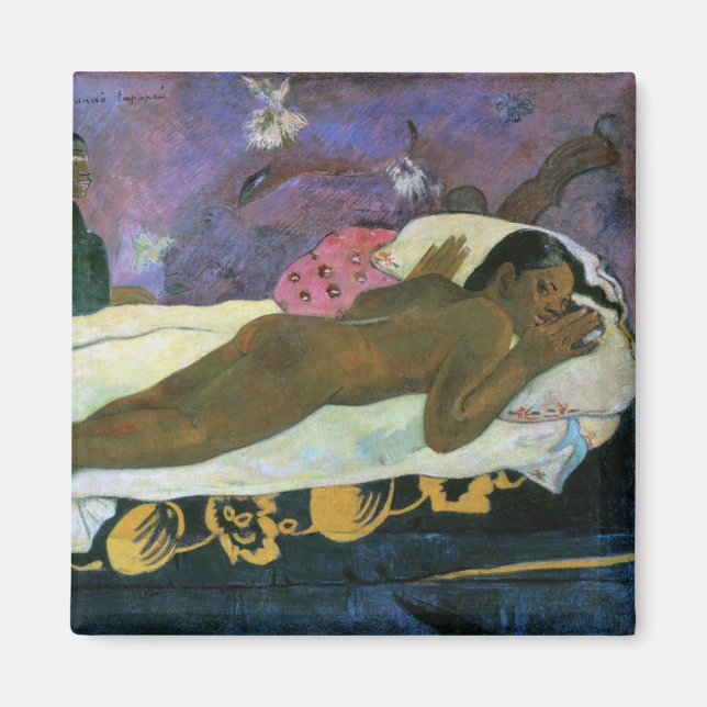Imán Espíritu de los muertos mirando, Gauguin (Frente)