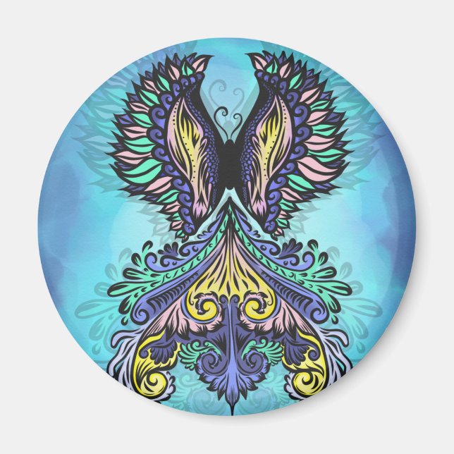 Imán Espíritu de mariposa mística (Frente)