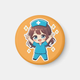 Imán Espíritu de Victoria Original Chibi Nurse 2.0