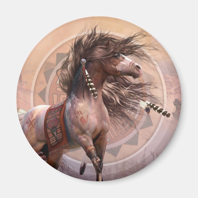 Imán Espíritu Guerrero Magnet (Frente)