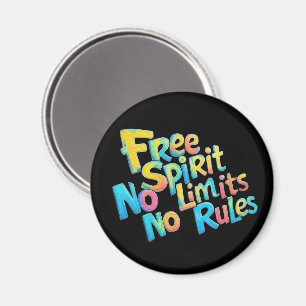 Imán Espíritu libre colorido