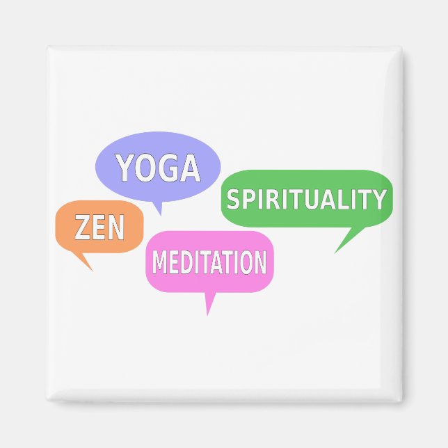Imán Espiritualidad de yoga Discurso de meditación zen  (Frente)