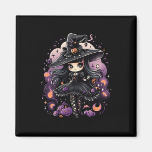 Imán Espíritus espeleados Halloween Witch Art