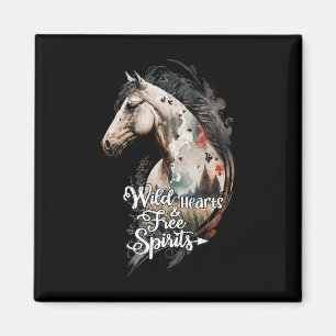 Imán Espíritus libres Caballos Chicas Caballos ecuestre