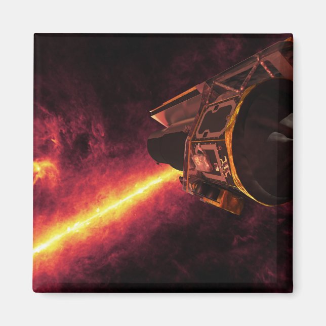 Imán Espitzer visto contra el cielo infrarrojo (Frente)