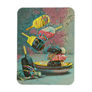 Imán Espolvorear la paleta de chocolate