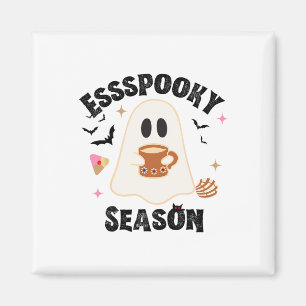 Imán Espooky Season Funny Ghost Groovy Retro Halloween