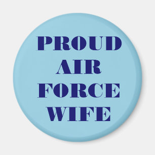 Imán Esposa De La Fuerza Aérea Magnet Orgullosa