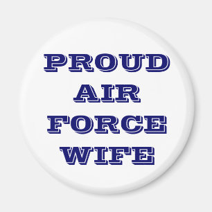 Imán Esposa De La Fuerza Aérea Magnet Orgullosa