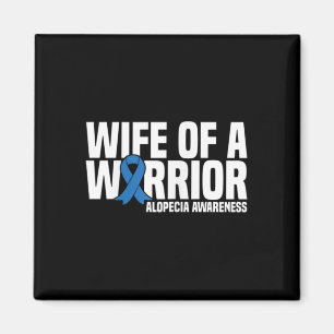Imán Esposa de un guerrero Cinta azul Alopecia Concienc