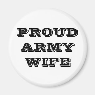 Imán Esposa del Ejército Orgulloso de Magnet