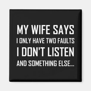 Imán Esposa Esposa Dos Fallos No Escuchan Divertido