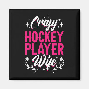 Imán Esposa Loca Jugadora de Hockey Campo de Hockey sob