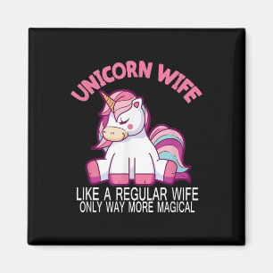 Imán Esposa Unicornio Mucho Más Mágico Novia Y Esposo D