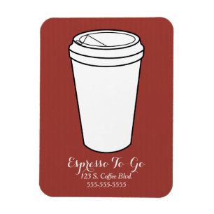 Imán Espresso To-Go Business Rust colocado