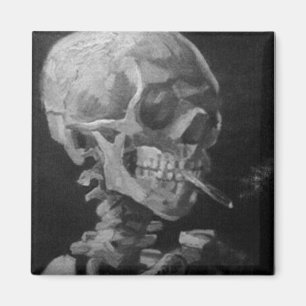 Imán esquelético que fuma