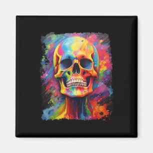 Imán Esqueleto arcoiris Anatomía asusta Halloween