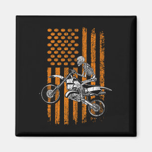 Imán Esqueleto de bicicleta Halloween Hombres Hombres H