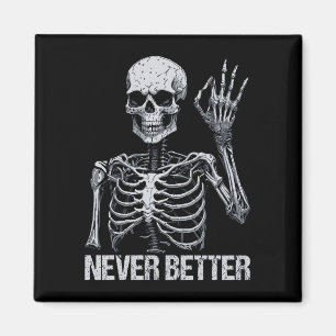 Imán Esqueleto de Halloween - Nunca mejor