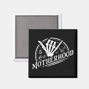 Imán Esqueleto de rock de la madre retro Regalos de mam