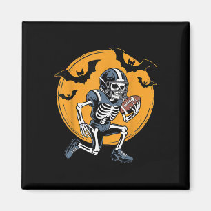 Imán Esqueleto deportivo americano de Halloween Fantasí
