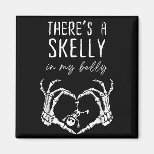 Imán Esqueleto Divertido Hay Skelly En Mi Barriga Embar