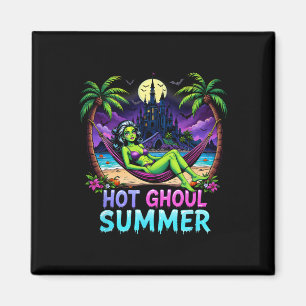 Imán Esqueleto Divertido Helado Caliente Ghoul Verano V