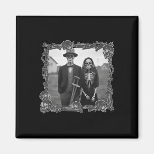 Imán Esqueleto gótico disfraz de Halloween