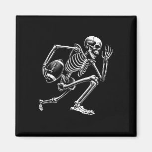 Imán Esqueleto Jugando Fútbol Halloween Amante de las C